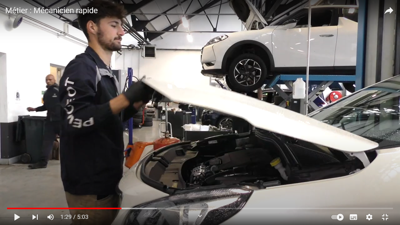 Vidéo - Mécanicien service rapide